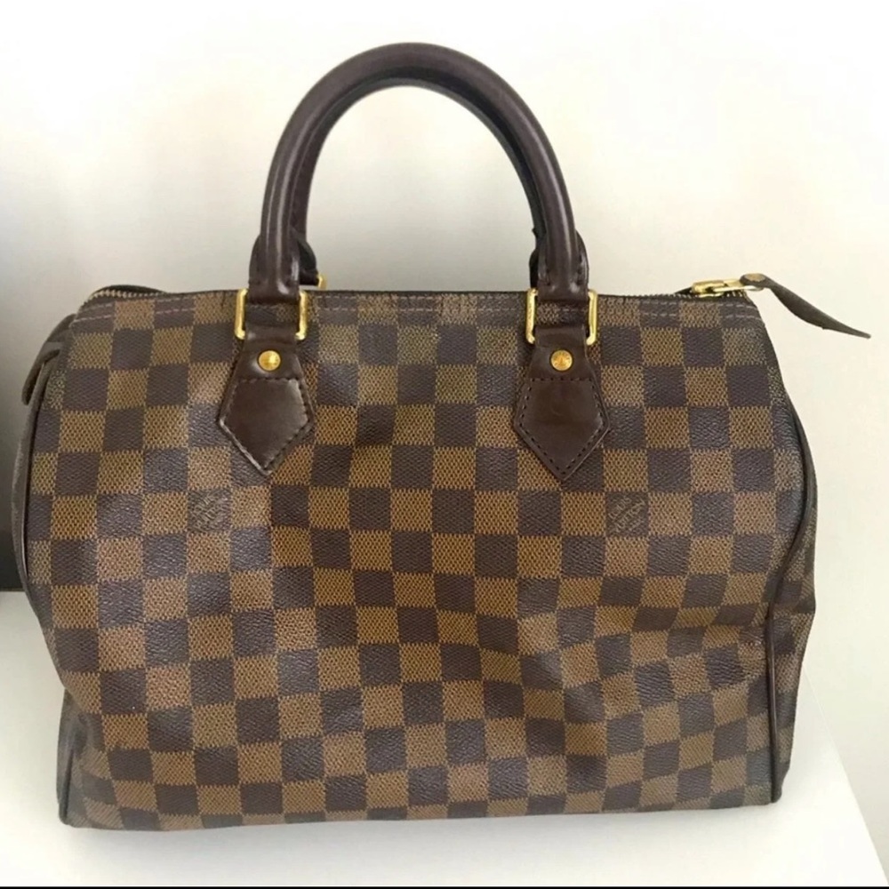 Authentic Louis Vuitton Damier Ebene Speedy 30